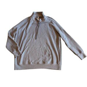 Alo Yoga Pullover Funnel Neck Sweater Fleece Soft Casual Purple Size Small